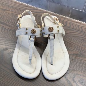 Tory Burch white Sandals sz 6